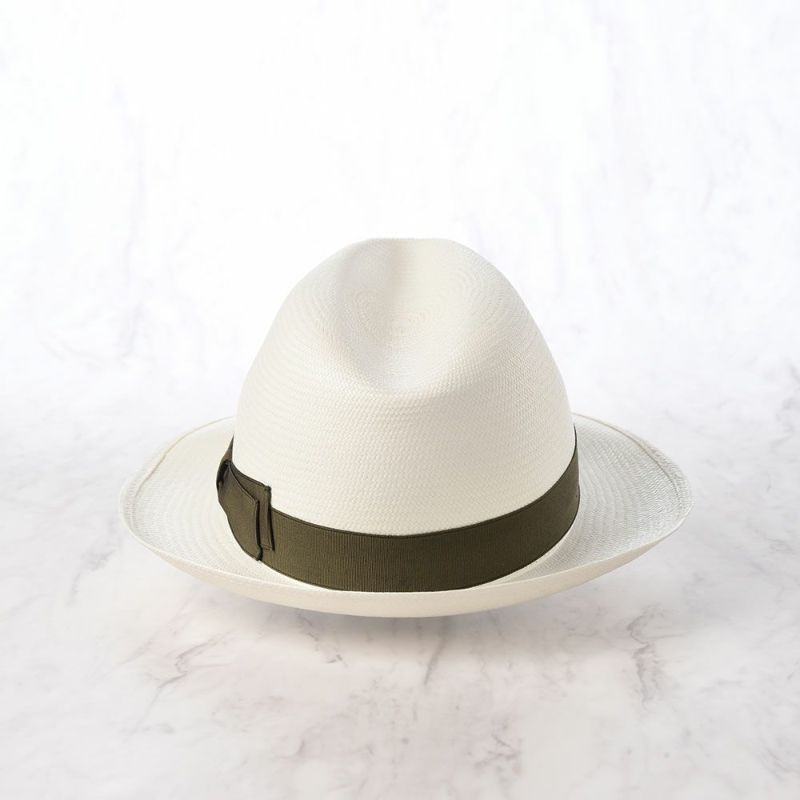 ボルサリーノのパナマハット Panama Fine（パナマファイン） 140338 カーキリボン