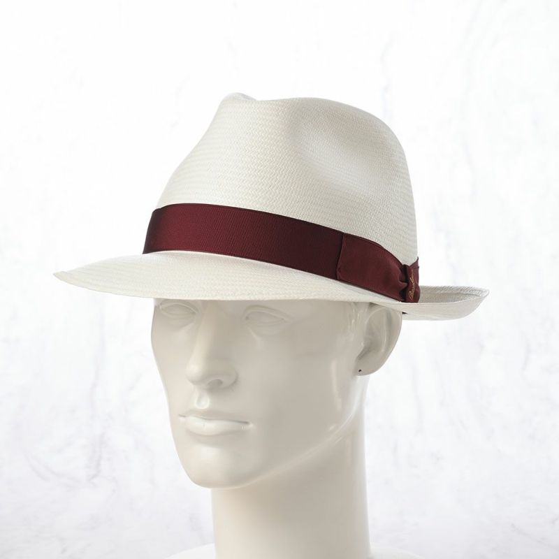 ボルサリーノのパナマハット Panama Fine（パナマファイン） 140338 ワインリボン