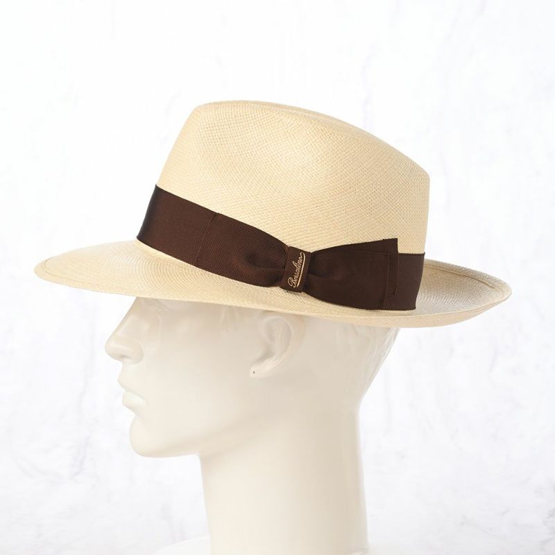 ボルサリーノのパナマハット Panama Quito Larga（パナマキート ラーガ） 141088 ブラウンリボン