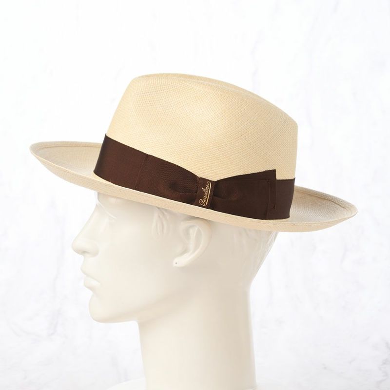 ボルサリーノのパナマハット Panama Quito Larga（パナマキート ラーガ） 141088 ブラウンリボン