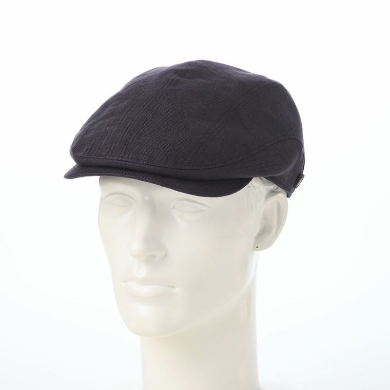 ガリュープラネットのハンチング Washable Herringbone Linen Hunting（ウォッシャブルへリンボンリネンハンチング）839 パープル