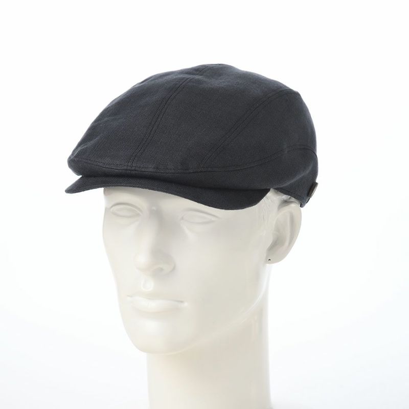 ガリュープラネットのハンチング Washable Herringbone Linen Hunting（ウォッシャブルへリンボンリネンハンチング）839 スミクロ