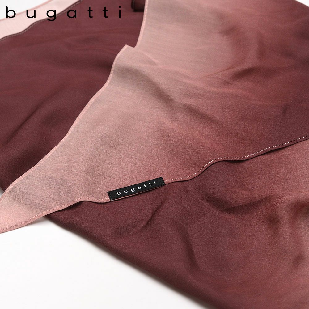 ブガッティの春夏スカーフ・ストール Diamand Shape Scarf（ダイアモンドシェイプスカーフ） 630104 バーガンディー