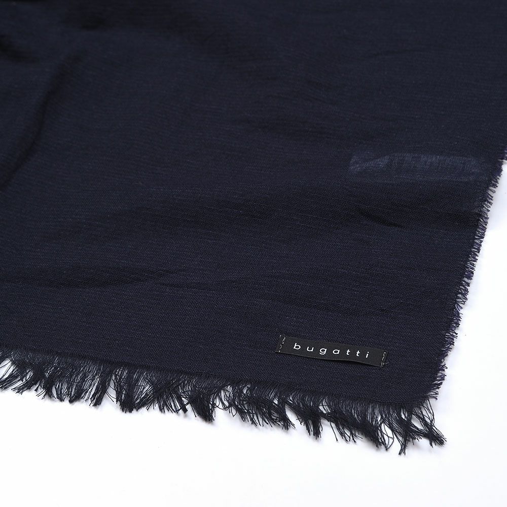 ブガッティの春夏スカーフ・ストール Scarf Solid（スカーフ ソリッド） 630323 ネイビー