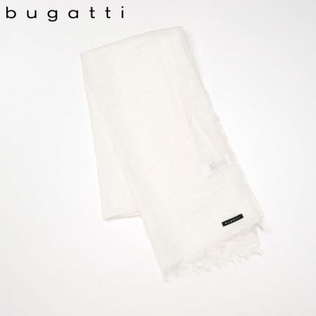 ブガッティの春夏スカーフ・ストール Scarf Solid（スカーフ ソリッド） 630323 ホワイト