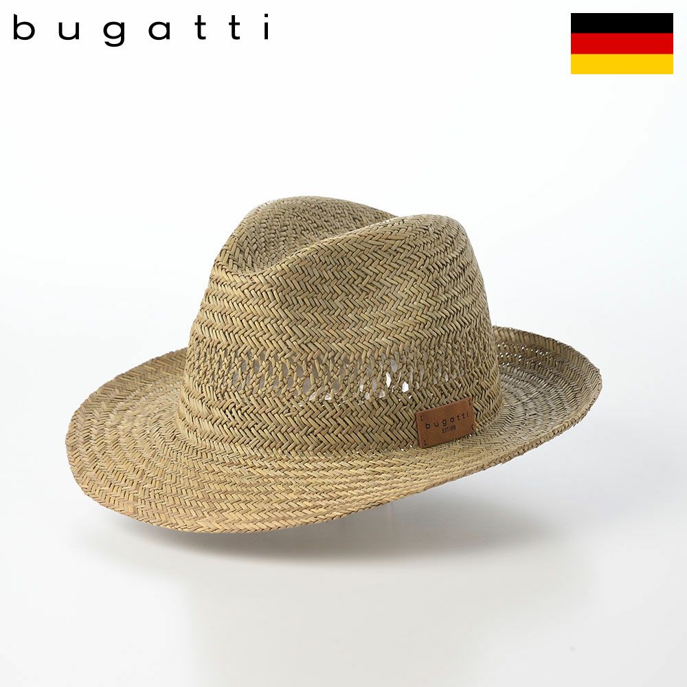 ブガッティの麦わら帽子 Straw Hat（ストローハット） 629010 ベージュ