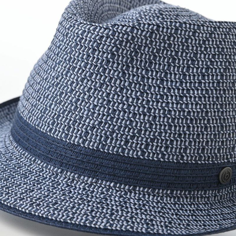 ブガッティのブレードハット Trrilby Bicolor（トリルビー バイカラー） 629013 ネイビー