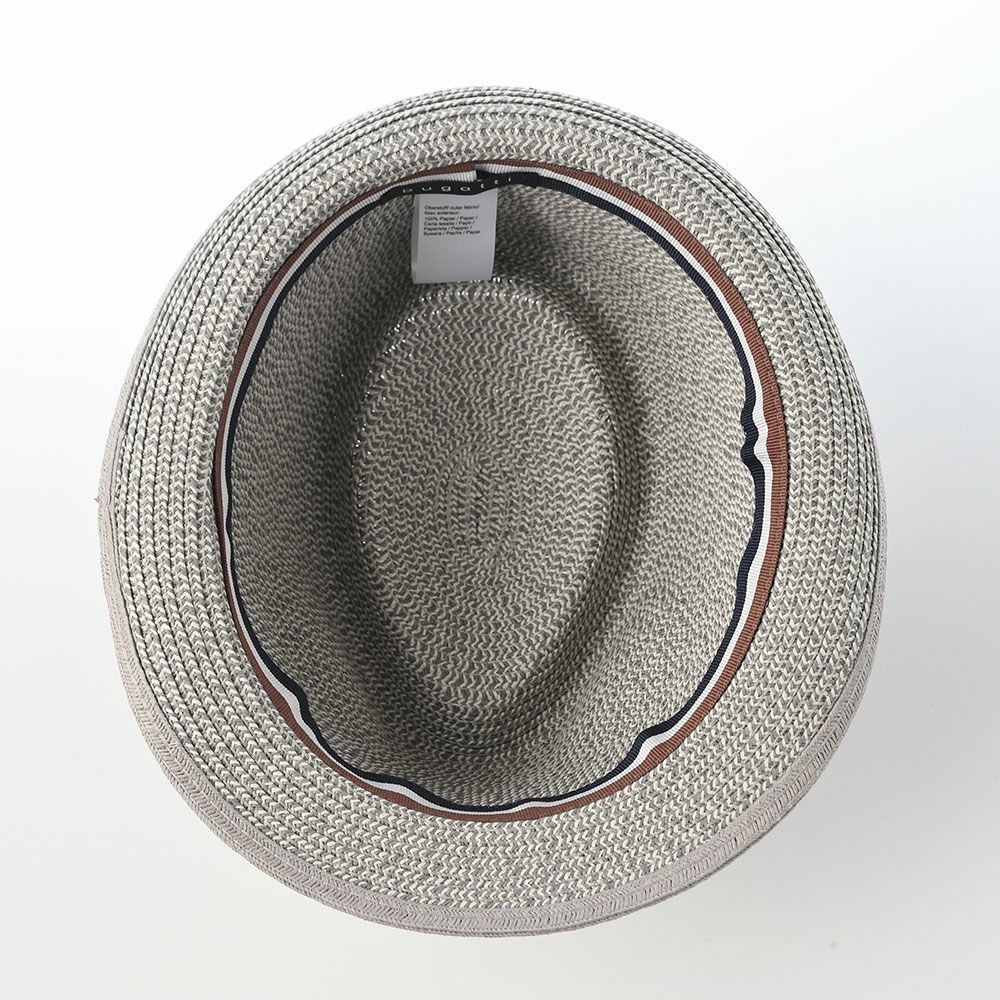 ブガッティのブレードハット Trrilby Bicolor（トリルビー バイカラー） 629013 シルバー