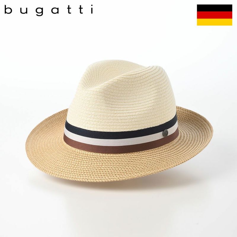 ブガッティのブレードハット Summer Fedora Color（サマー フェドラ カラー） 629014 ナチュラル