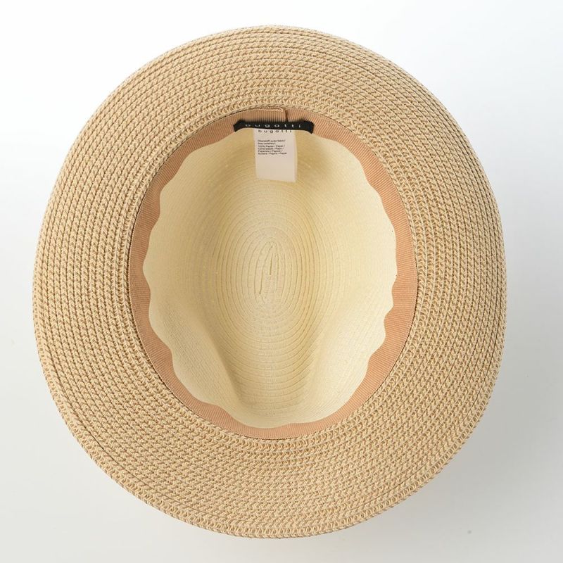ブガッティのブレードハット Summer Fedora Color（サマー フェドラ カラー） 629014 ナチュラル