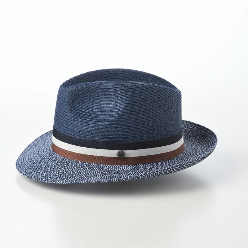 ブガッティのブレードハット Summer Fedora Color（サマー フェドラ カラー） 629014 ネイビー