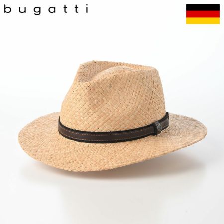 ブガッティのラフィアハット Straw Hat（ストローハット） 629015 ナチュラル