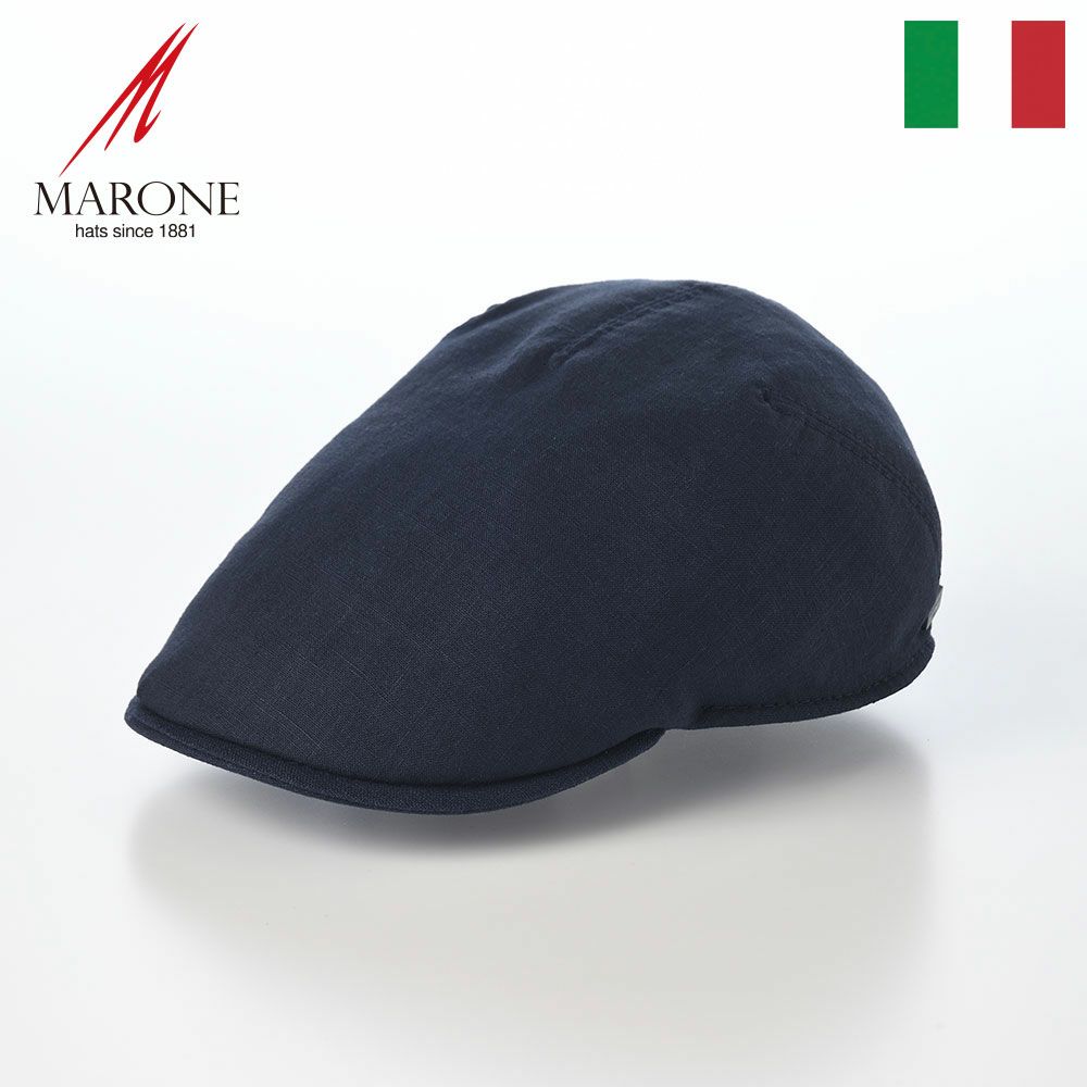 マローネのハンチング Semplice Linen Hunting（センプリチェ リネン ハンチング） CT847 ブルー