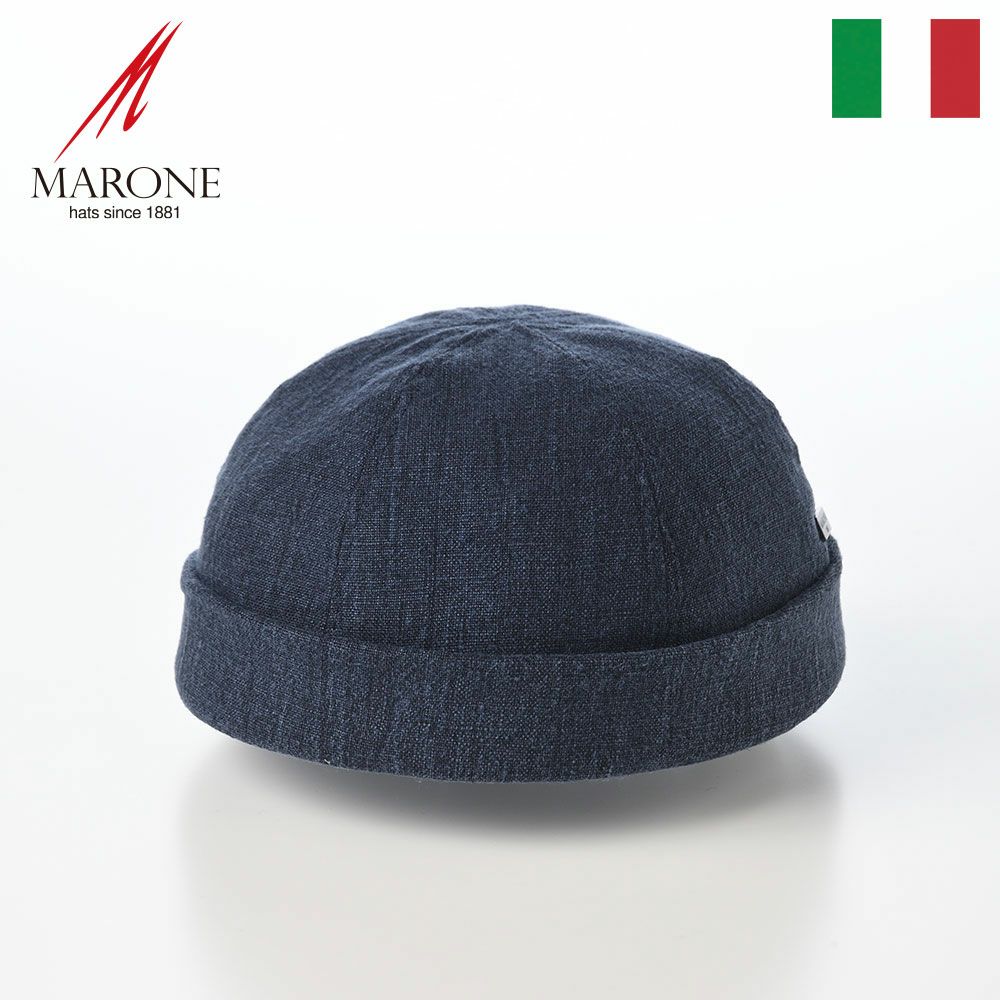 マローネのロールキャップ Linen Roll Cap（リネン ロールキャップ） CT82524 ジーンズ