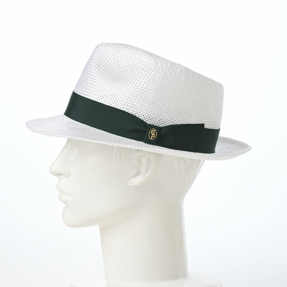 ガリュープラネットのストローハット Classic Kenma Hat（クラシック ケンマ ハット）777 グリーンリボン