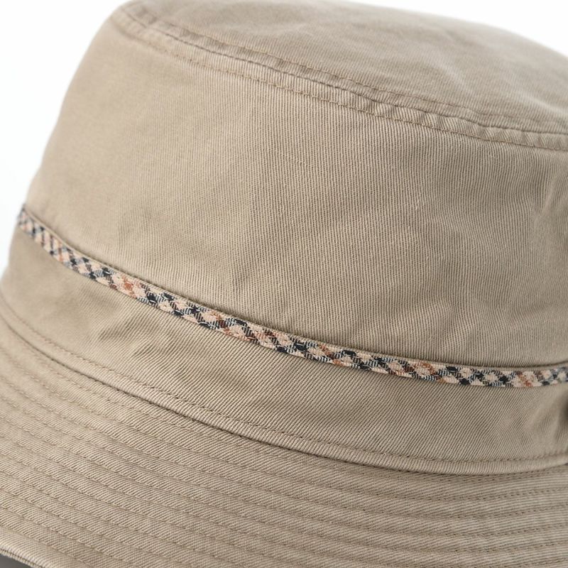 ダックスのソフトハット Safari Gristone-W Twill（サファリ グリストーン ツイル） D2008 ベージュ
