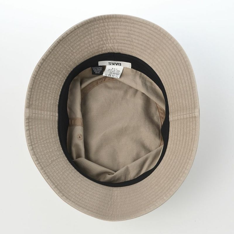 ダックスのソフトハット Safari Gristone-W Twill（サファリ グリストーン ツイル） D2008 ベージュ