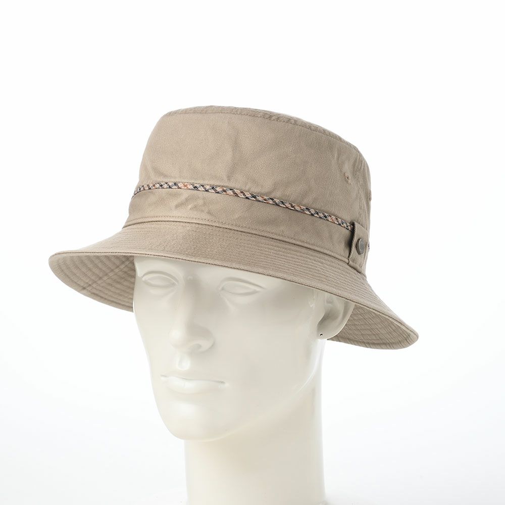 ダックスのソフトハット Safari Gristone-W Twill（サファリ グリストーン ツイル） D2008 ベージュ