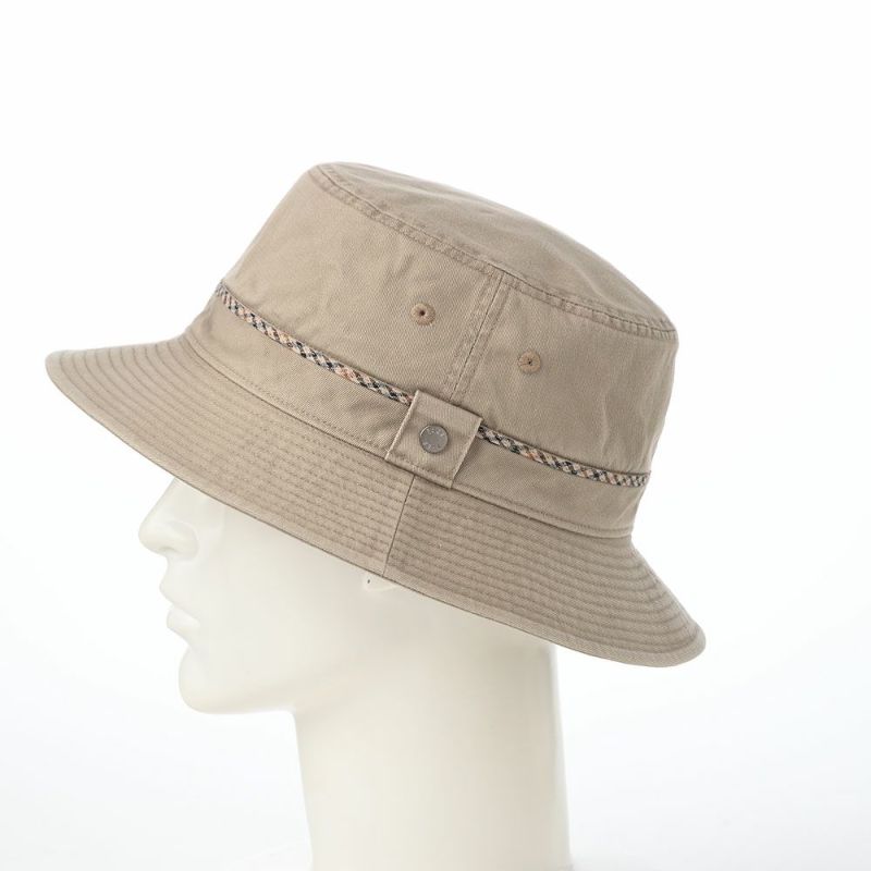 ダックスのソフトハット Safari Gristone-W Twill（サファリ グリストーン ツイル） D2008 ベージュ
