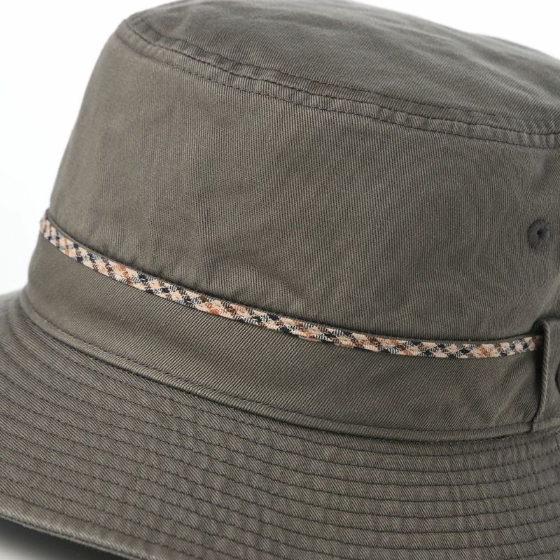 ダックスのソフトハット Safari Gristone-W Twill（サファリ グリストーン ツイル） D2008 カーキ