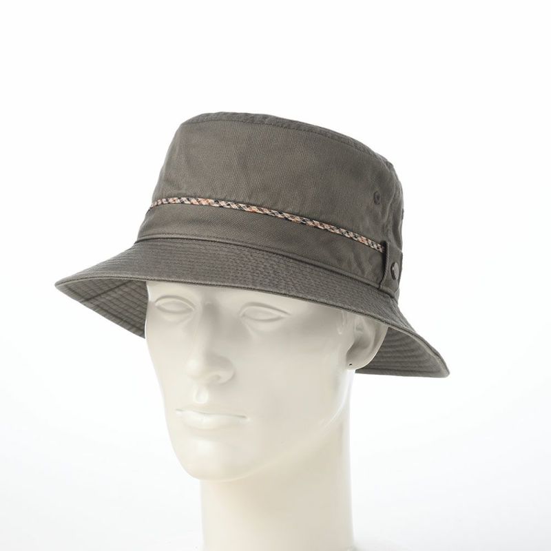 ダックスのソフトハット Safari Gristone-W Twill（サファリ グリストーン ツイル） D2008 カーキ