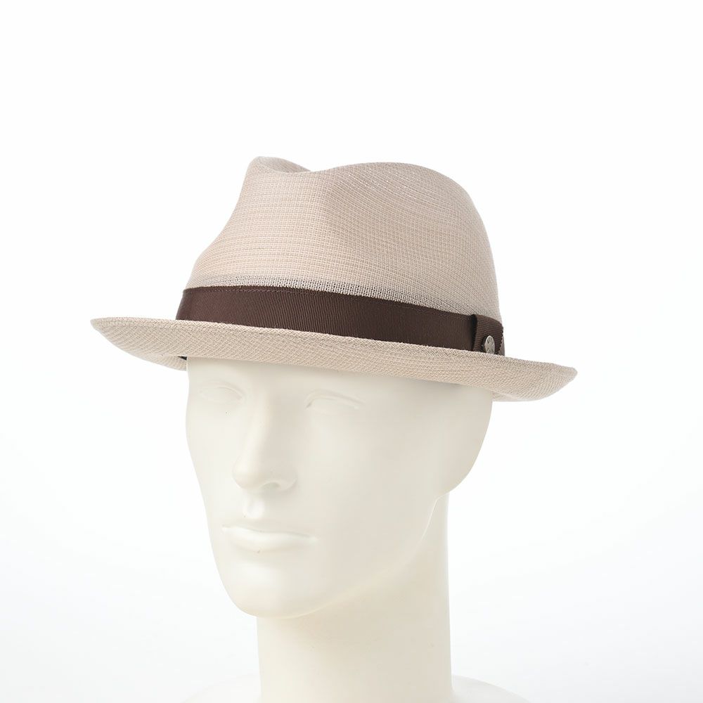 ダックスのソフトハット Hat Cotton Linen KARAMI（ハット コットンリネン カラミ） D2012 ベージュ
