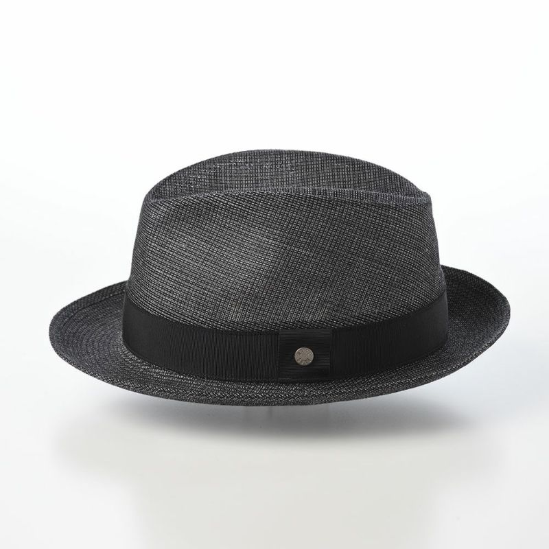 ダックスのソフトハット Hat Cotton Linen KARAMI（ハット コットンリネン カラミ） D2012 ブラック