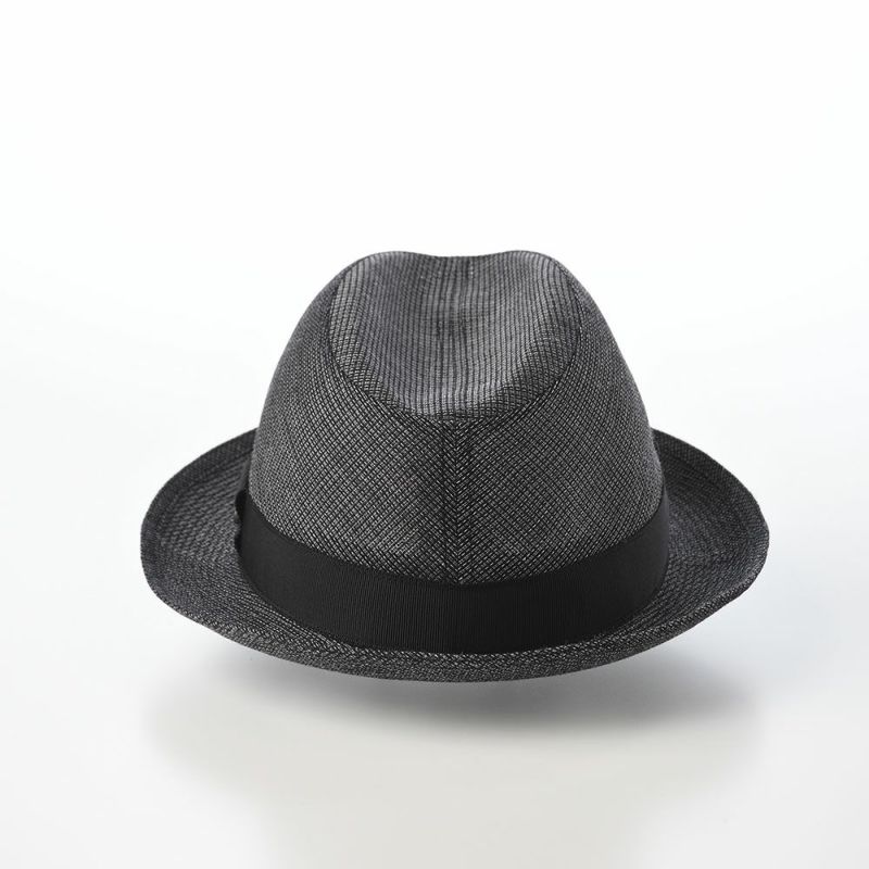 ダックスのソフトハット Hat Cotton Linen KARAMI（ハット コットンリネン カラミ） D2012 ブラック