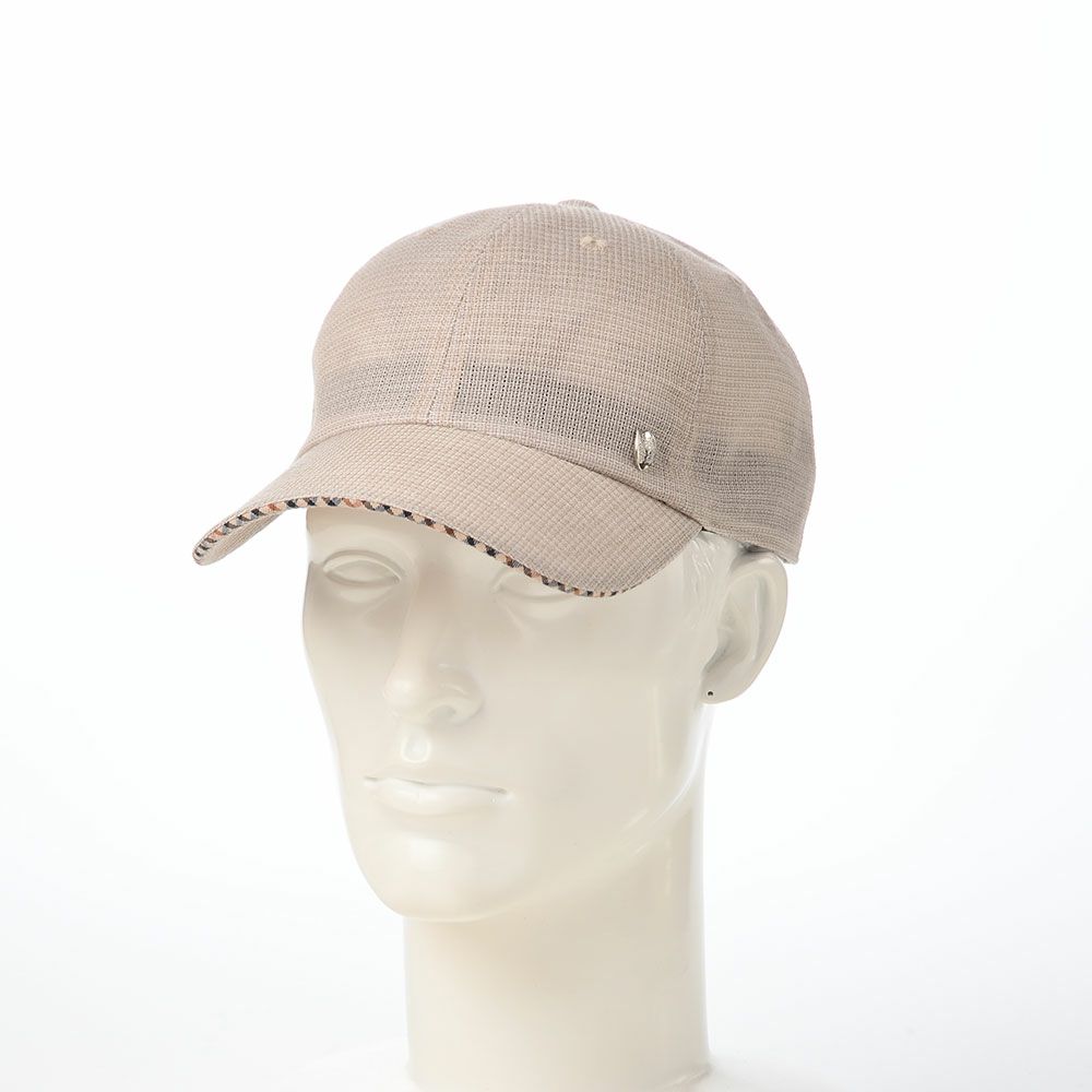 ダックスのキャップ Cap Cotton Linen KARAMI（キャップ コットンリネン カラミ） D2013 ベージュ