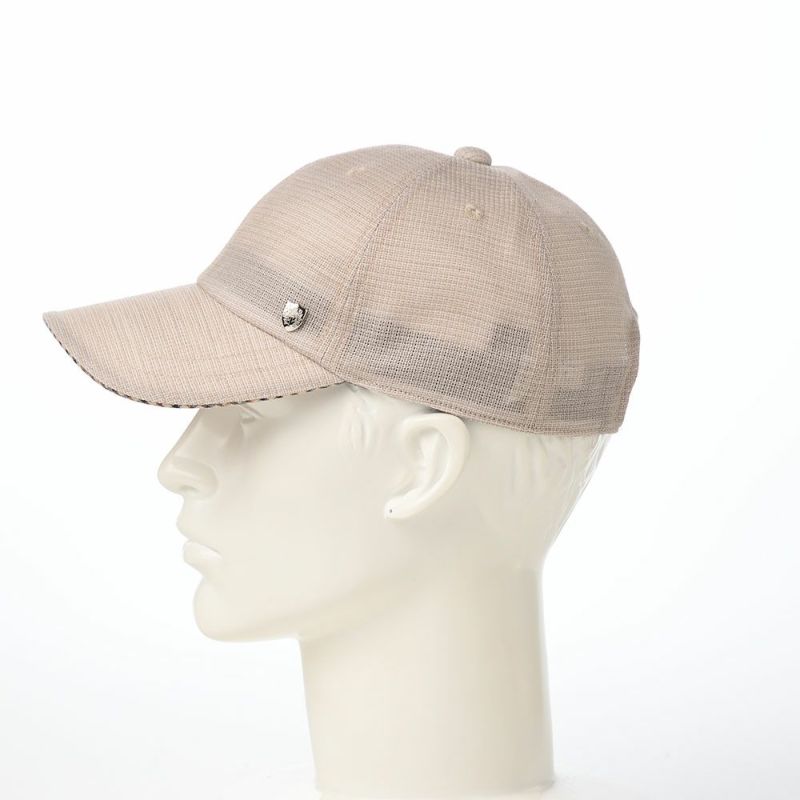 ダックスのキャップ Cap Cotton Linen KARAMI（キャップ コットンリネン カラミ） D2013 ベージュ