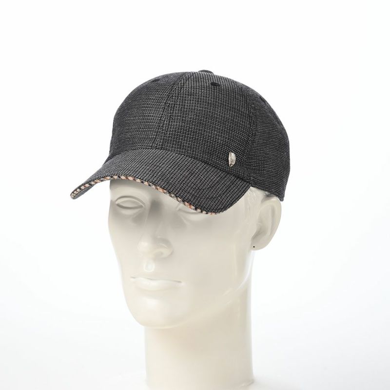ダックスのキャップ Cap Cotton Linen KARAMI（キャップ コットンリネン カラミ） D2013 ブラック