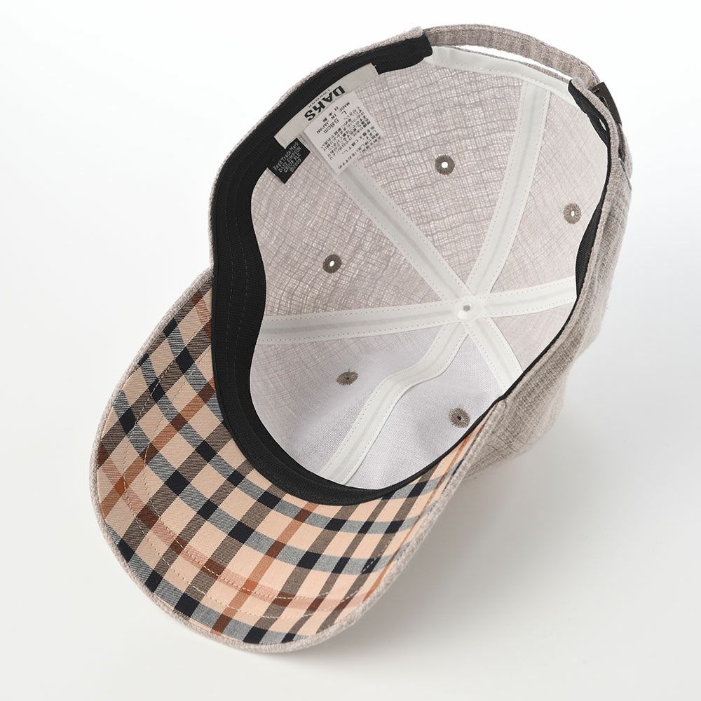 ダックスのキャップ Cap Butcher Chambray（キャップ ブッチャーシャンブレー） D2016 グレー