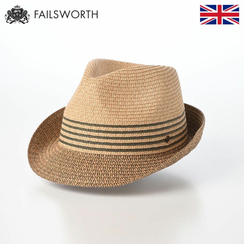 フェイルスワースのペーパーハット Lucca Trilby（ルッカ トリルビー） ブラウン