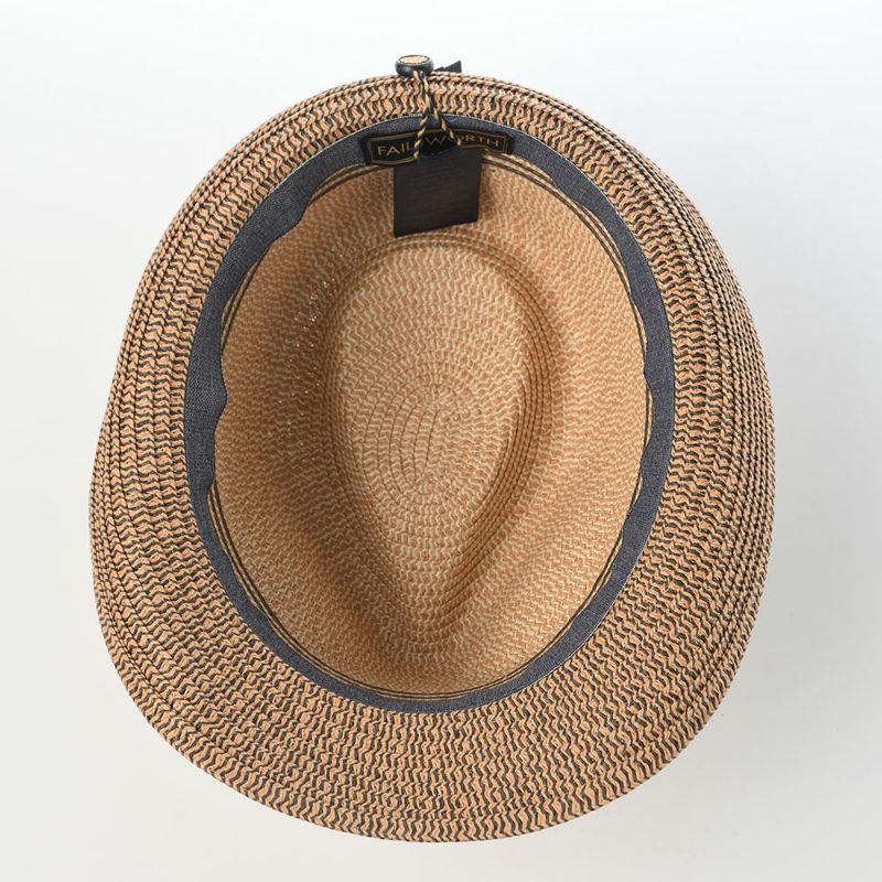 フェイルスワースのペーパーハット Lucca Trilby（ルッカ トリルビー） ブラウン
