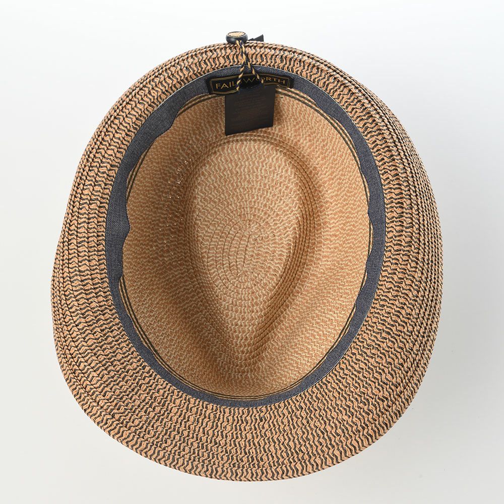 フェイルスワースのペーパーハット Lucca Trilby（ルッカ トリルビー） ブラウン