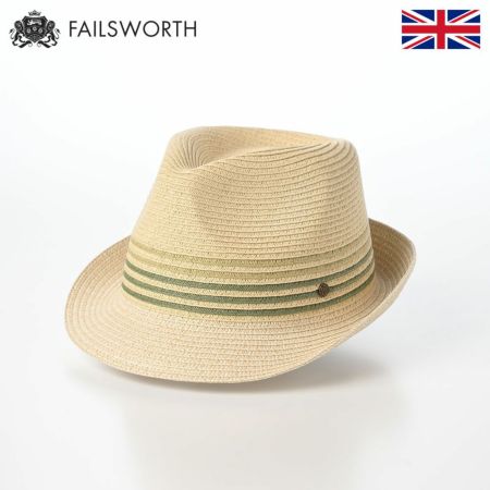 フェイルスワースのペーパーハット Lucca Trilby（ルッカ トリルビー） グリーン