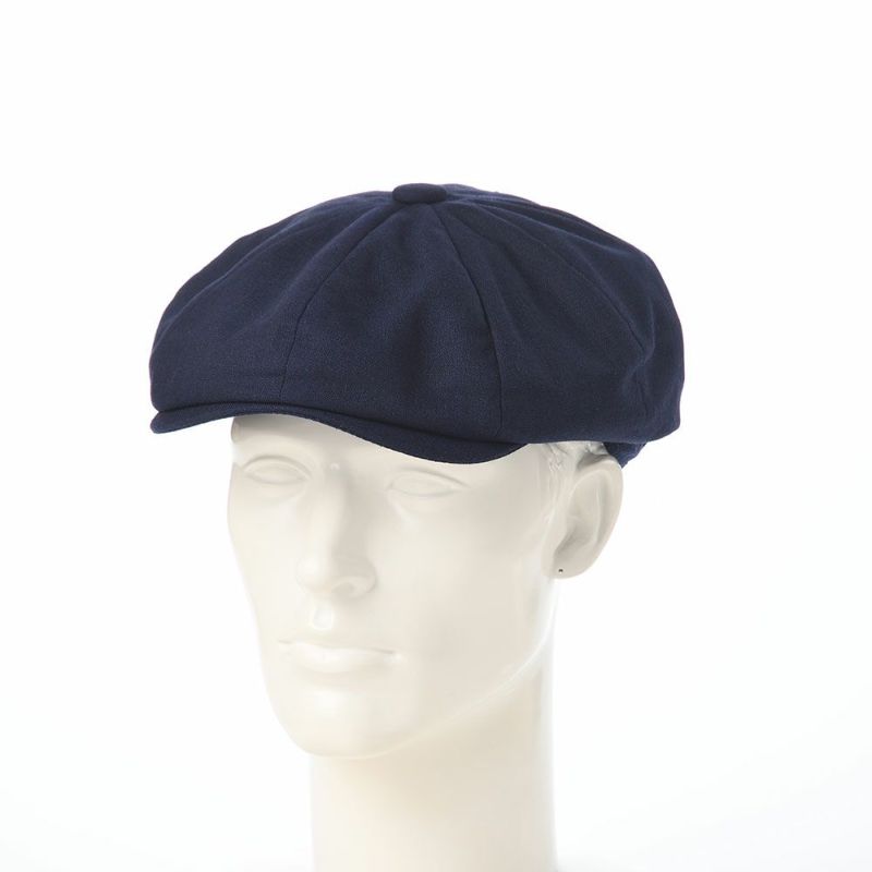 クリスティーズロンドンのキャスケット Linen Blend Baker Boy（リネンブレンド ベーカーボーイ） ネイビー