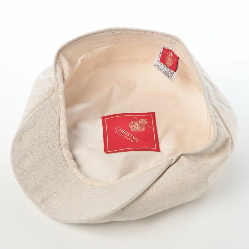 クリスティーズロンドンのキャスケット Linen Blend Baker Boy（リネンブレンド ベーカーボーイ） オートミール