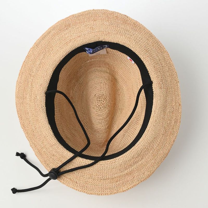 田中帽子店のラフィアハット Bailey（ベイリー） UK-H098 ナチュラル