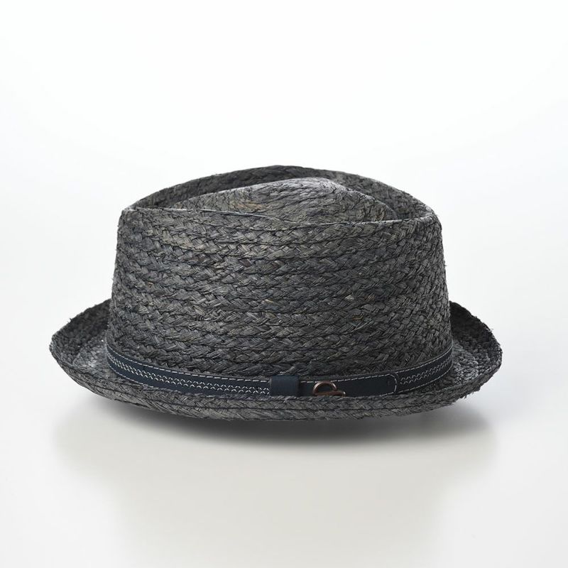 ゴットマンのラフィアハット Fluss Raffia（フルス ラフィア） G49412366 グレーネイビー