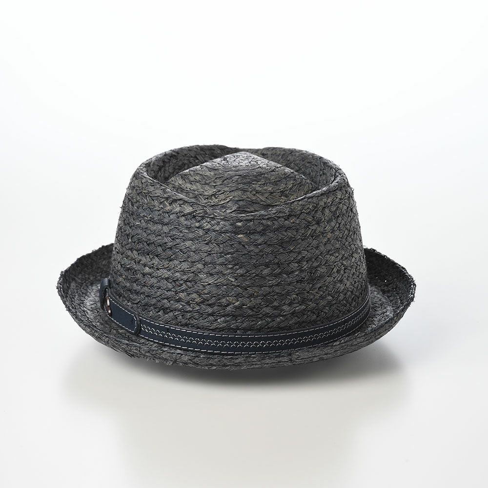 ゴットマンのラフィアハット Fluss Raffia（フルス ラフィア） G49412366 グレーネイビー