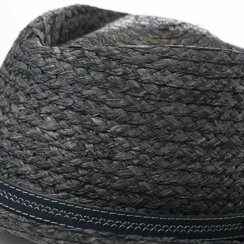 ゴットマンのラフィアハット Fluss Raffia（フルス ラフィア） G49412366 グレーネイビー