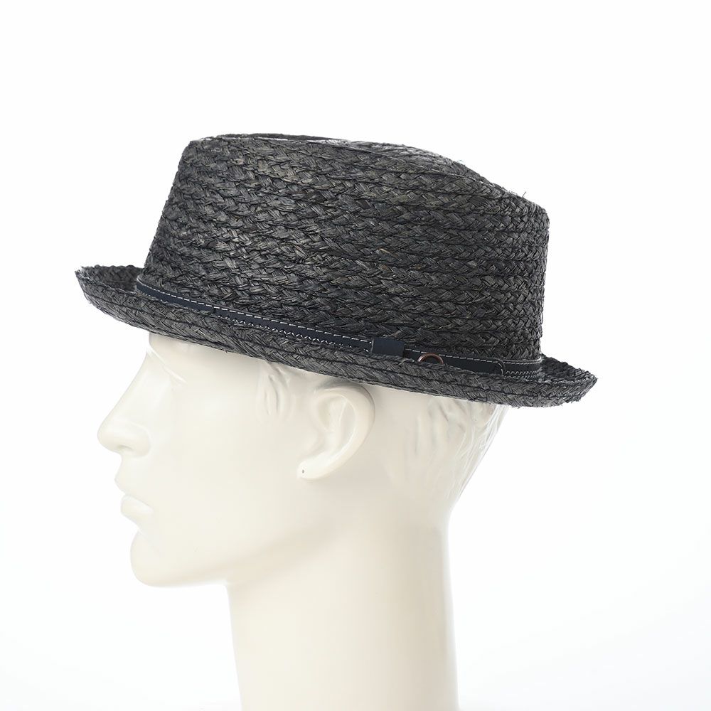 ゴットマンのラフィアハット Fluss Raffia（フルス ラフィア） G49412366 グレーネイビー