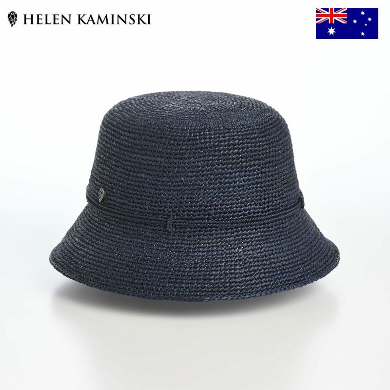 ヘレンカミンスキーのラフィアハット BRITTON（ブリトン） インディゴ