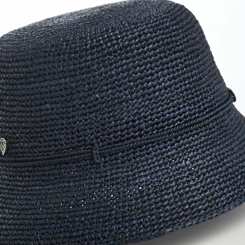 ヘレンカミンスキーのラフィアハット BRITTON（ブリトン） インディゴ