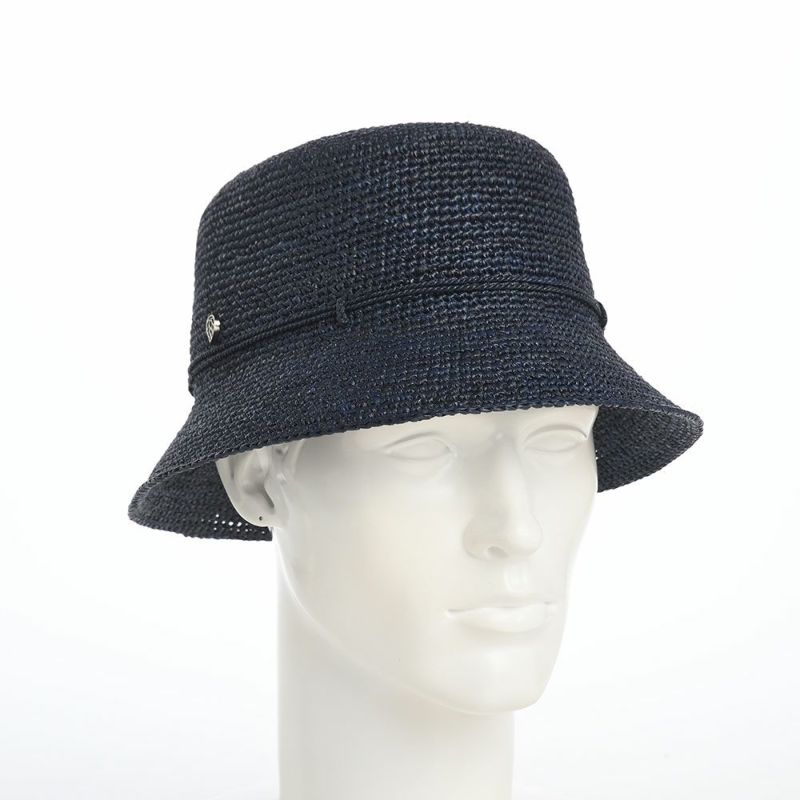 ヘレンカミンスキーのラフィアハット BRITTON（ブリトン） インディゴ