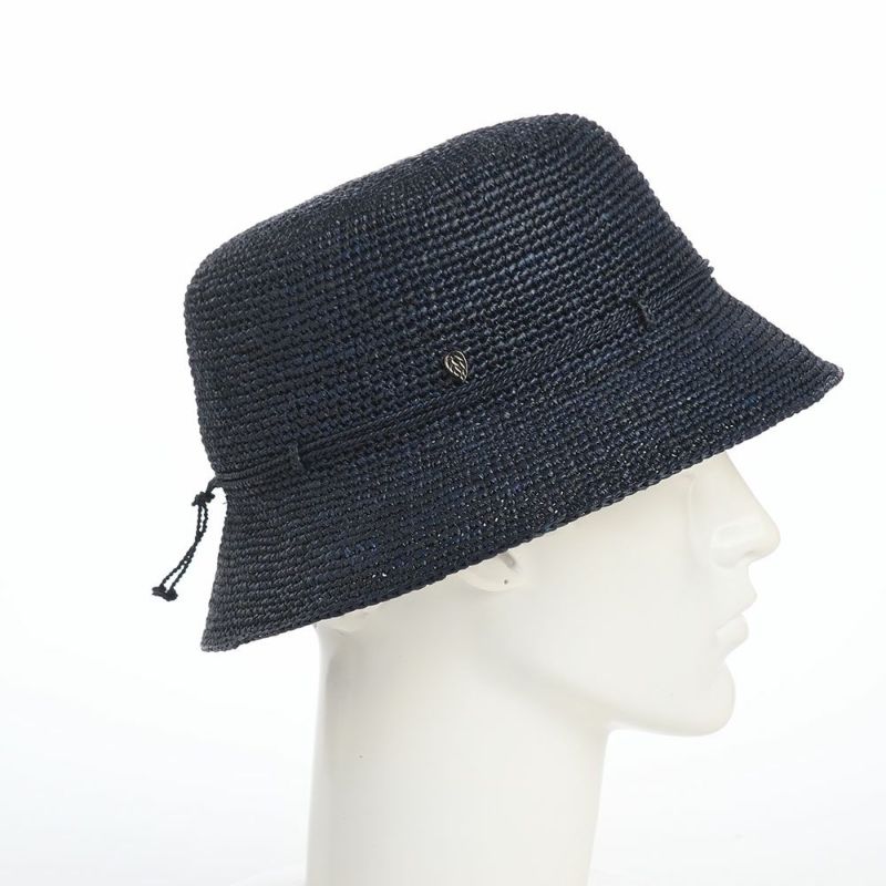 ヘレンカミンスキーのラフィアハット BRITTON（ブリトン） インディゴ