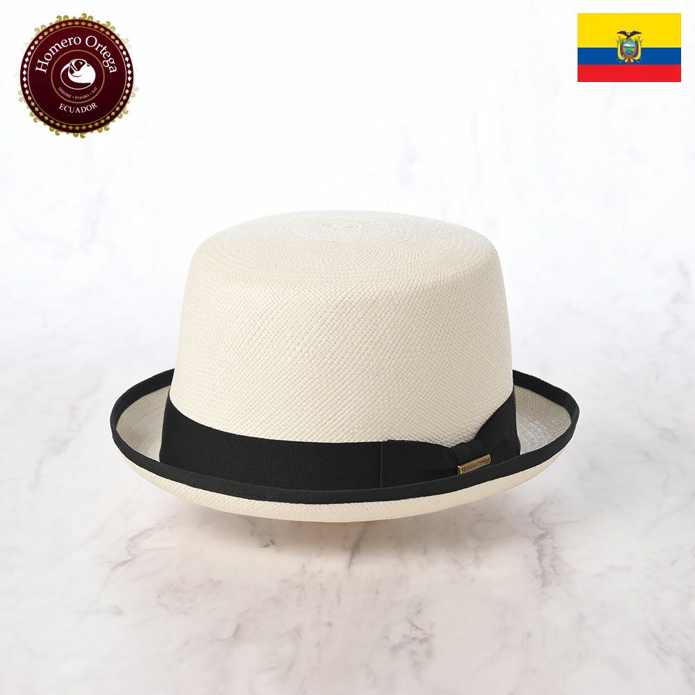 オメロオルテガのパナマハット BOWLER TOP PANAMA（ボーラー トップ パナマ） ホワイト