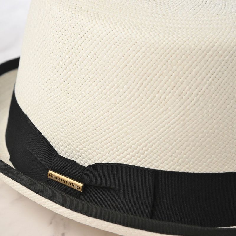 オメロオルテガのパナマハット BOWLER TOP PANAMA（ボーラー トップ パナマ） ホワイト
