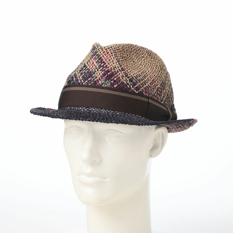 ノルのストローハット Pilin pandan half（ピリン パンダン ハーフ） パープル